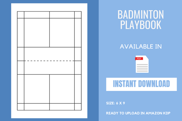 Badminton Playbook KDP Interior Done Right