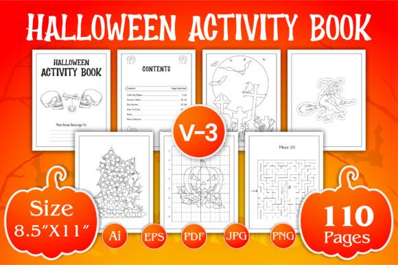 Halloween Activity Book for KDP Vol-3: A Versatile Foundation for Niche Publishing Success