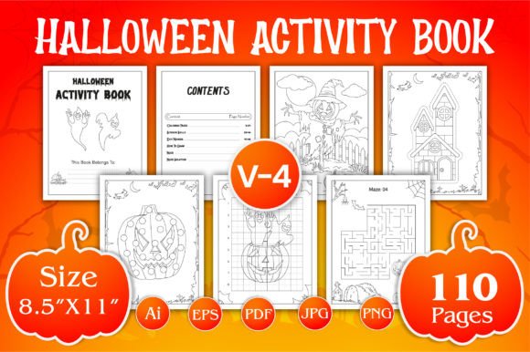 Halloween Activity Book for KDP Vol-4: A Practical Resource for Publishers, Educators, and Creative Entrepreneurs