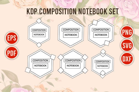 KDP Composition Notebook Labels New Set In Practice