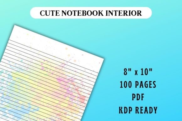 Paint Splash Journal Interior: A Ready-to-Use KDP Solution