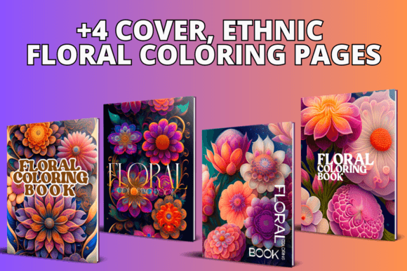 Understanding Pack Cover Ethnic Floral Coloring as a Ready-to-Use Asset for Print-on-Demand Publishing
