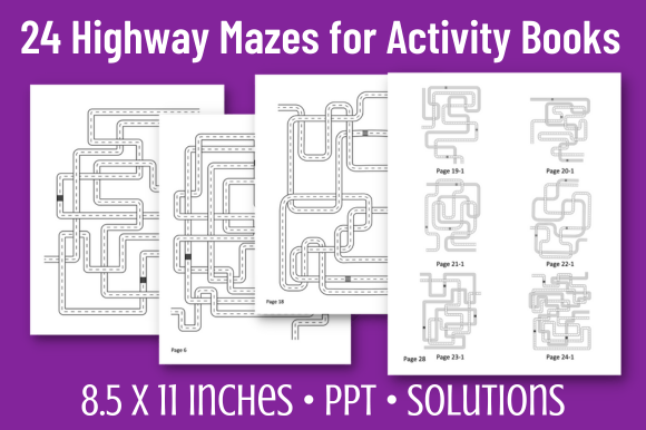 Unlocking Creativity and Learning: The Ultimate Guide to Building Unique Maze Activity Books with Highway Road-Style Interiors