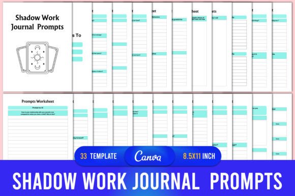 Unlocking Your Inner Self: A Comprehensive Guide to Shadow Work Journal Prompts with Canva